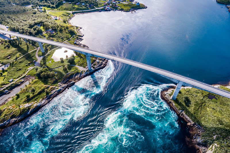 Saltstraumen vandens sūkurys, Norvegija