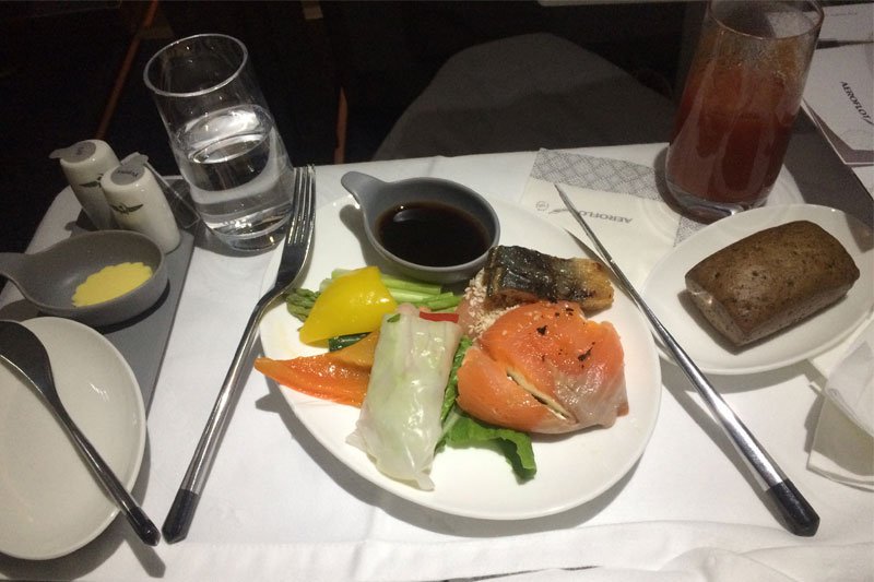 Pietūs Aeroflot lėktuve