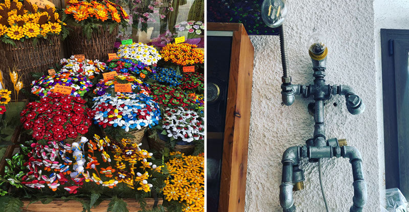 Pelinni confetti saldainiai, Sulmona apylinkės Abruzzo regionas, Italija