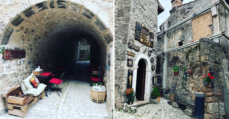 Albergo Diffuso miestelis, Abruzzo regionas, Italija
