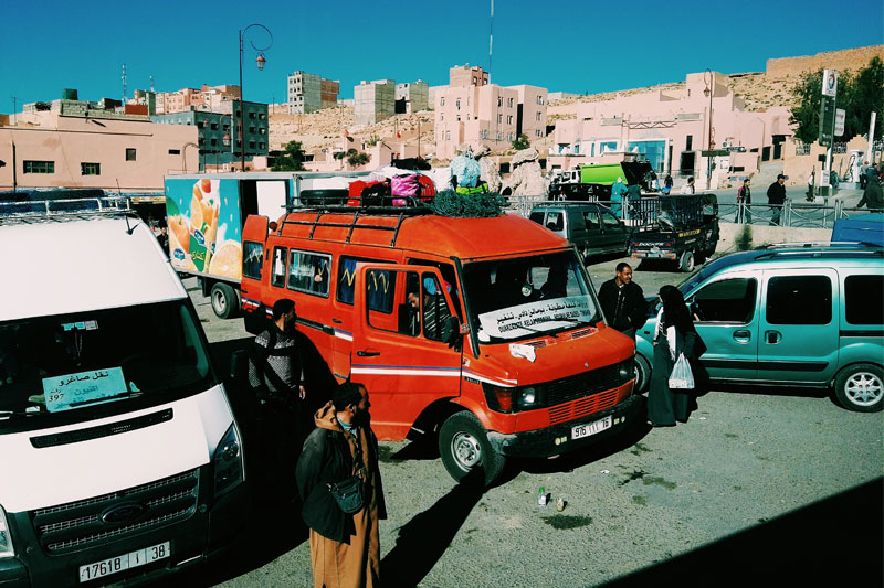 Maroko miesto centras, transportas